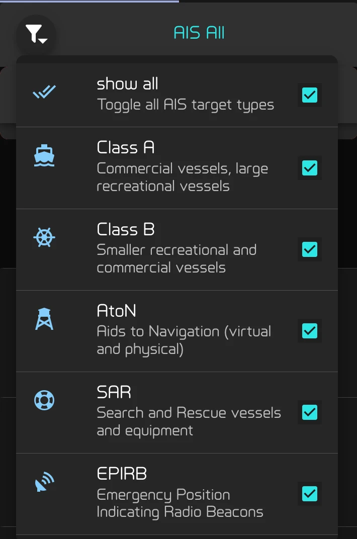 Choosing AIS types