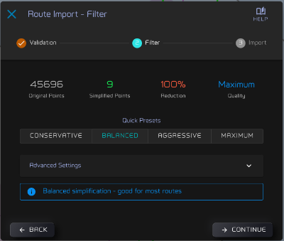 Route Import