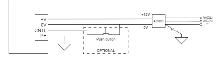 Remote power button wiring