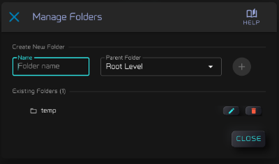 Manage Folders
